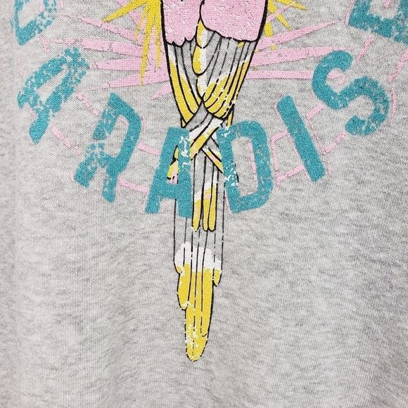 Blaine Bowen Lost in Paradise Parrot Sweatshirt Size Small - Picture 5 of 8